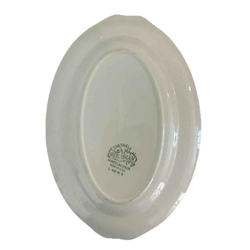 Homer Laughlin Butter Dish Eggshell Georgian 8.75